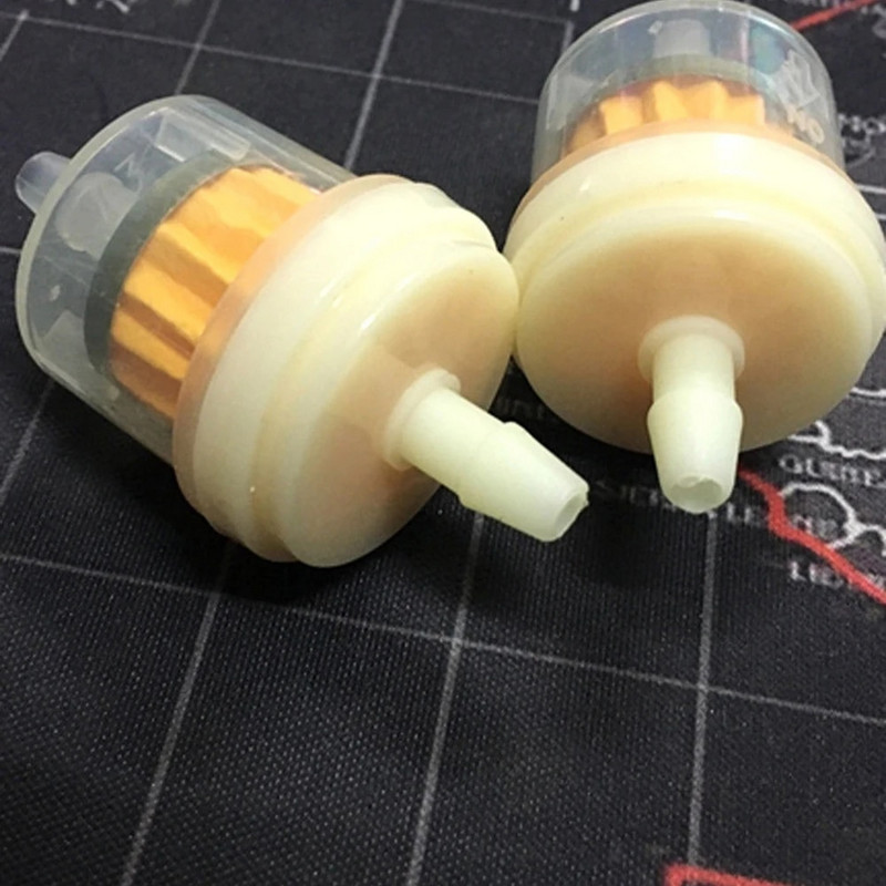 Jauns 10gab universāls benzīna gāzes degvielas benzīna eļļas filtrs motorolleram motociklam mopēdam motorolleram netīrumu velosipēda kvadracikla degvielas filtrs