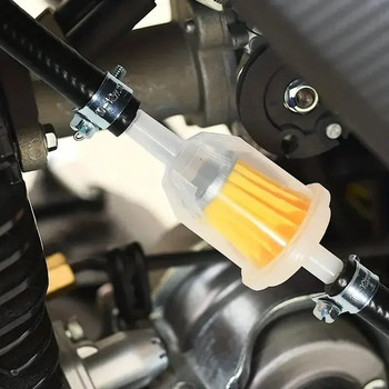 1-6 τμχ Σωλήνες φίλτρου λαδιού βενζίνης αυτοκινήτου Γενικό ενσωματωμένο φίλτρο καυσίμου αερίου για μικρή μηχανή γκαζόν Αξεσουάρ μοτοσικλέτας 6MM-8MM