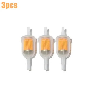 1-6 gab. Automašīnu benzīna eļļas filtru caurules Universāls iekšējais gāzes degvielas filtrs maza dzinēja zāles pļāvējam Motociklu piederumiem 6MM-8MM