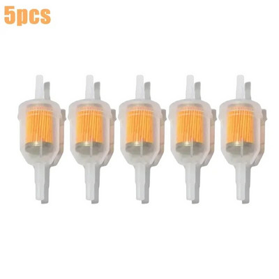 1-6 gab. Automašīnu benzīna eļļas filtru caurules Universāls iekšējais gāzes degvielas filtrs maza dzinēja zāles pļāvējam Motociklu piederumiem 6MM-8MM