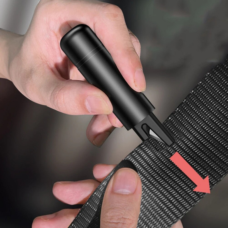 2 in 1 Automašīnas drošības āmurs, avārijas stikla lauzējs, sagriež drošības jostu, augstas cietības volframa tērauda glābšanas rīks, auto piederumi