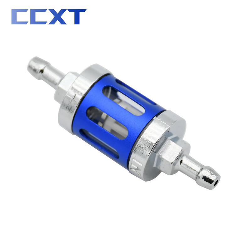 8mm/0,31" CNC stikla motocikla gāzes degvielas benzīna eļļas filtrs ATV KTM Honda Kawasaki Husqvarna Yamaha Suzuki universālajām daļām