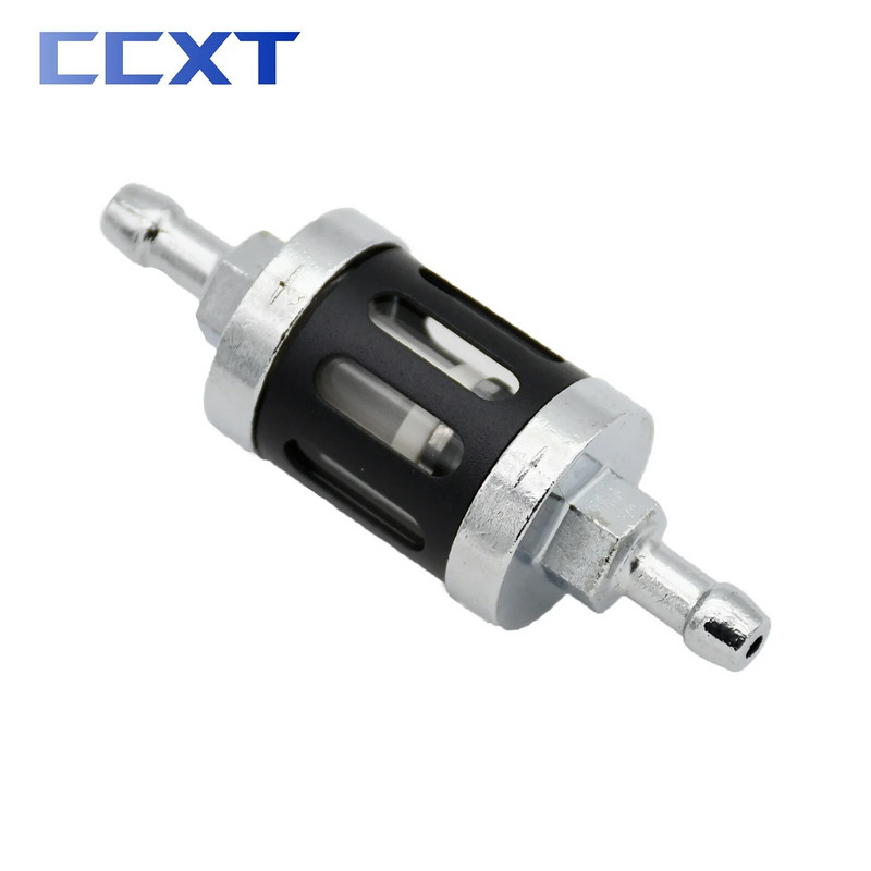 8mm/0,31" CNC stikla motocikla gāzes degvielas benzīna eļļas filtrs ATV KTM Honda Kawasaki Husqvarna Yamaha Suzuki universālajām daļām
