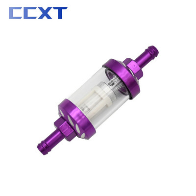 8 mm CNC Motocikla Stikla Gāzes Degvielas Benzīna Eļļas Filtrs Dirt Pit Bike ATV Kawasaki KTM Honda Suzuki Yamaha Motocross Universal