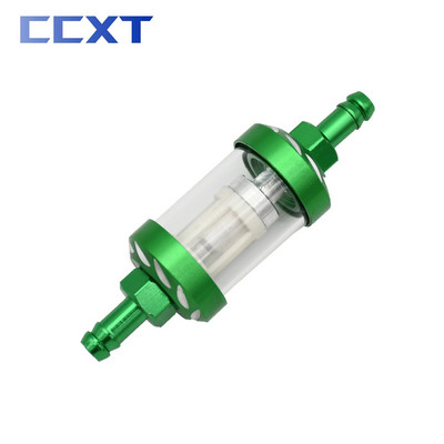 8 mm CNC Motocikla Stikla Gāzes Degvielas Benzīna Eļļas Filtrs Dirt Pit Bike ATV Kawasaki KTM Honda Suzuki Yamaha Motocross Universal