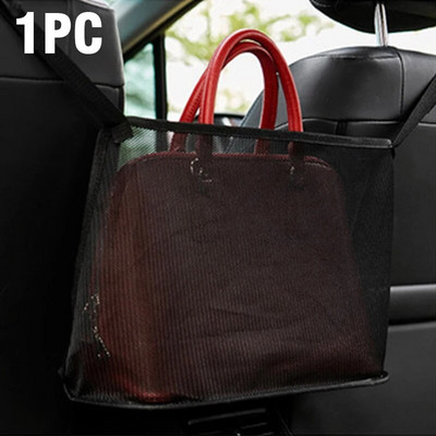 Automašīnas sēdeklis Vidējais pakaramais glabāšanas soma Luksusa auto rokassomu ādas turētājs starp sēdekļiem audums ūdens krūze kabatas glabāšana, kārtošana