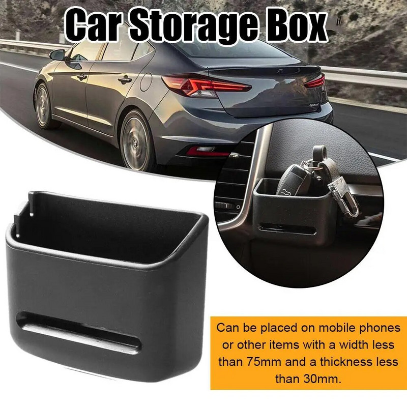Autós tárolódoboz érmekártyához Mobiltelefon tartó Autóbelső kellékek Különféle tartozékok Konzol Puha PVC autós rendeződoboz Tartozékok