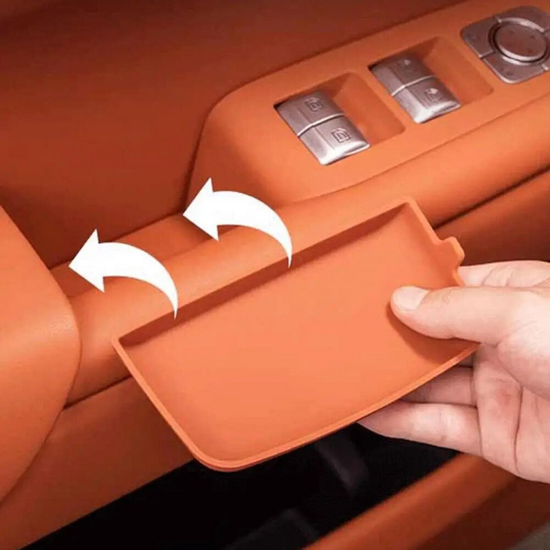Paredzēts Li Lixiang L7 L8 L9 2022 2023 automašīnas silikagela durvju iekšējais rokturis durvju bļoda uzglabāšanas paliktnis pret skrāpējumiem aizsardzībai