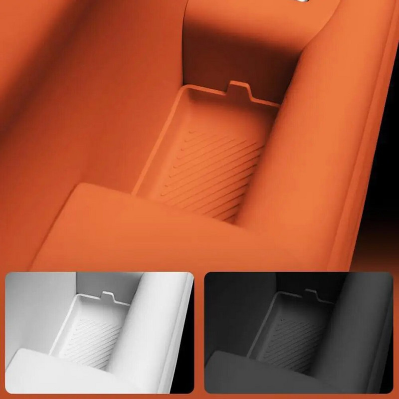 Paredzēts Li Lixiang L7 L8 L9 2022 2023 automašīnas silikagela durvju iekšējais rokturis durvju bļoda uzglabāšanas paliktnis pret skrāpējumiem aizsardzībai