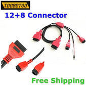 Uus Chrysleri programmeerimise jaoks Mitme pistikuga kaabel 12+8 jaoks Autel DS808 Maxisys 906 908 PRO ELITE Autel Chrysler 12+8 adapter