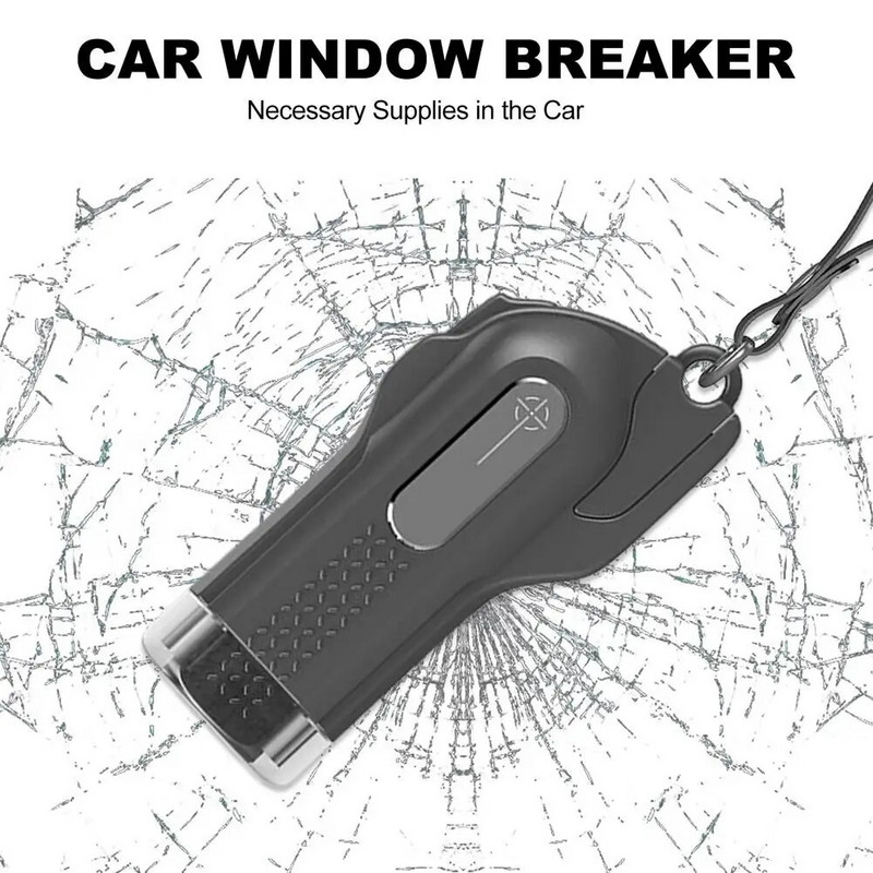 Daudzfunkcionāls automašīnas logu lauzējs, drošības jostas griezējs, avārijas āmurs, evakuācijas rīks, drošības āmurs dzīvības glābšanas stikla izsišana