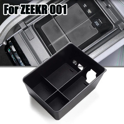Car Armrest Storage Box For ZEEKR 001 Center Console Armrest Storage Box Auto Interior Accessories For ZEEKR 001 Glove Orga B1P5