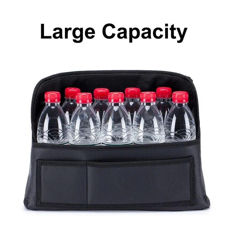 Ādas automašīnu rokassomu turētāji Auto organizētāji un glabāšana Priekšējie sēdekļi Gap Car Seats Gap Filler Organizer Glabāšanas soma automašīnu sēdekļiem