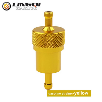 LINGQI modificēts universāls vara kodola eļļas filtrs, kas piemērots kvadracikla kartingam, motocikla benzīna gāzes degvielas filtram