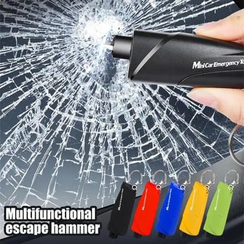 Car Safety Hammer Car Mini Safety Hammer θραύσης παραθύρων Σετ εργαλείων ασφαλείας διάσωσης για οδηγούς και επιβάτες Auto Escape Survival