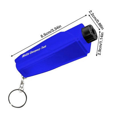 Automašīnas drošības āmurs Automašīnas mini drošības āmurs logu lauzējs Glābšanas drošības rīku komplekts vadītājiem un pasažieriem Auto Escape Survival