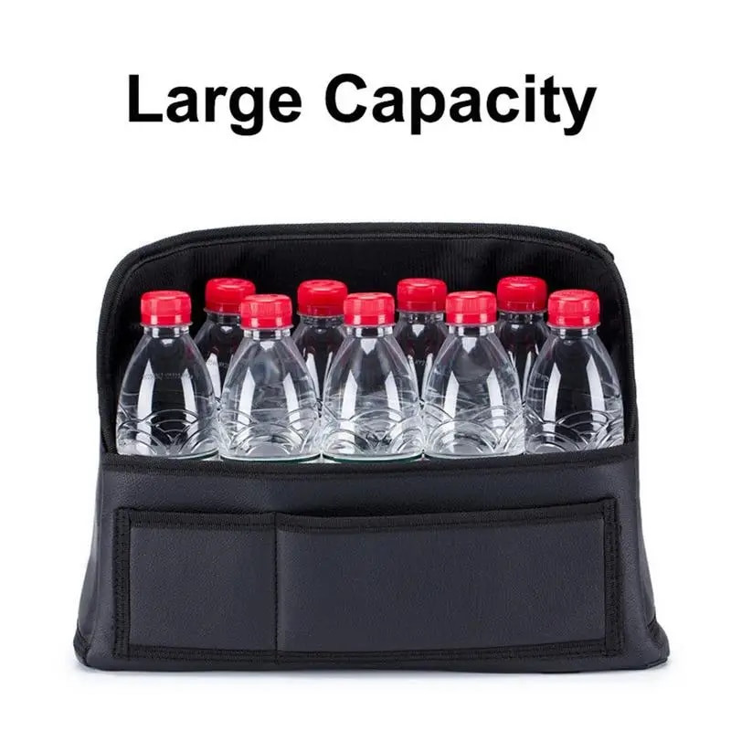 PU ādas automašīnas uzglabāšanas soma Ādas soma starp priekšējiem sēdekļiem Automašīnas sēdekļu organizators Automašīnas salona piederumi