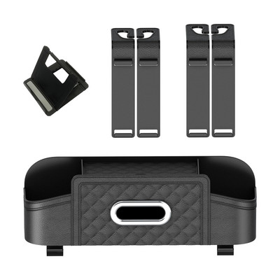 Auto peatoe tagaistme korraldaja Autode tarvikud Auto tagaistme paberkast Multifunktsionaalne tagaistme hoiukarp Paberikarp