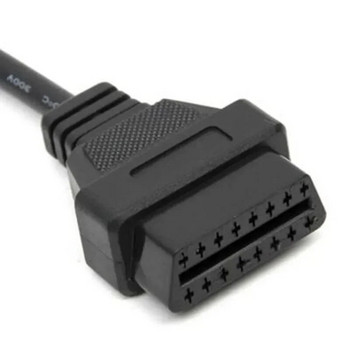 Нов 2 в 1 VAG 16PIN OBD 2 кабел 2 женски към мъжки OBD2 16 Pin Line Full 16Pin стандартен OBD2 интерфейс Удължителен кабел за Auto