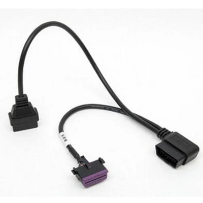 Jauns 2 in 1 VAG 16PIN OBD 2 Kabelis 2 Sieviešu un Vīriešu OBD2 16 Pin Line Pilna 16PIN Standarta OBD2 interfeisa pagarinātājs Auto Auto
