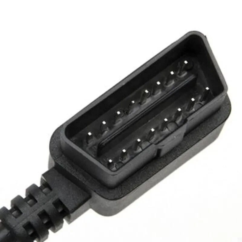 Νέο 2 σε 1 VAG 16 PIN OBD 2 καλώδιο 2 θηλυκό σε αρσενικό OBD2 16 ακίδων Πλήρης γραμμή 16 ακίδων Τυπικό καλώδιο επέκτασης διασύνδεσης OBD2 για αυτόματο