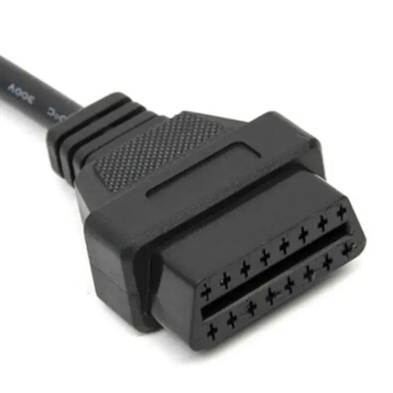 Νέο 2 σε 1 VAG 16 PIN OBD 2 καλώδιο 2 θηλυκό σε αρσενικό OBD2 16 ακίδων Πλήρης γραμμή 16 ακίδων Τυπικό καλώδιο επέκτασης διασύνδεσης OBD2 για αυτόματο