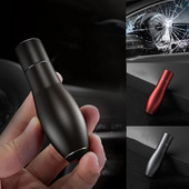 2 in1 Auto drošības āmurs Metāla logu lauzējs Dzīvības glābšanas āmurs Iebūvēts drošības jostas griešanas nazis Automašīnas avārijas pašapkalpošanās rīki