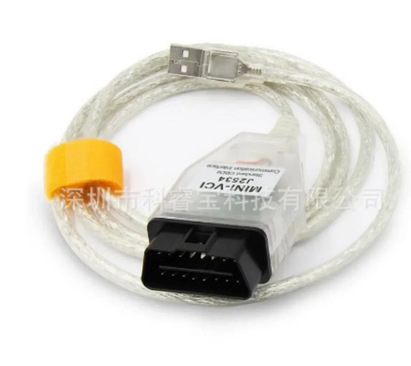 2024. gada jaunākā MINI VCI V18.00.008 J2534 V17 saskarne priekš Toyota TIS Techstream Obd Mini Vci diagnostikas trošu vagoniņa diagnostikas