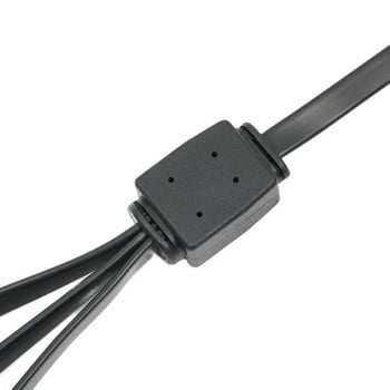 Obd 2 Splitter Extension 1 to 3 Y кабел мъжки три порта към женски за диагностичен адаптер Obd2 Автомобилни инструменти Автоаксесоари