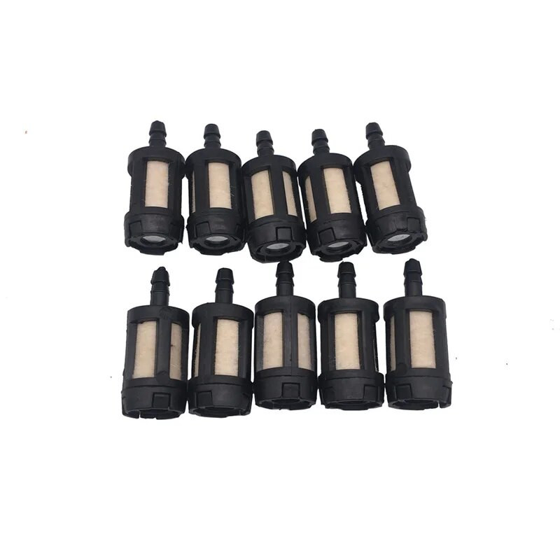 10gab degvielas filtri Stihl Poulan Husqvarna Zama ZF-1 ZF1 dārza plastmasas motorzāģu trimmerim krūmgriežu dārza instrumentiem