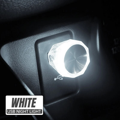 Auto sigaretisüütaja USB atmosfäärivalgusti LED mini värviline öövalgusti juhtmestikuta auto salongi valgustustarvikud