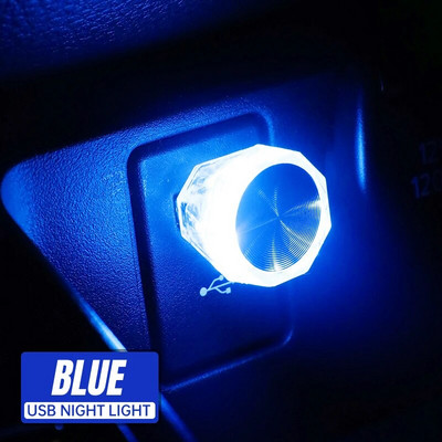 Auto sigaretisüütaja USB atmosfäärivalgusti LED mini värviline öövalgusti juhtmestikuta auto salongi valgustustarvikud