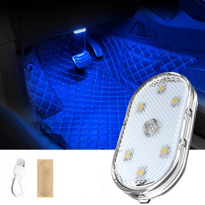 Iluminat pentru mașină, lampă de citire multifuncțională, lampă de atmosferă cu led, senzor de atingere pentru mașină, încărcare usb, lampă de urgență pentru acoperișul mașinii