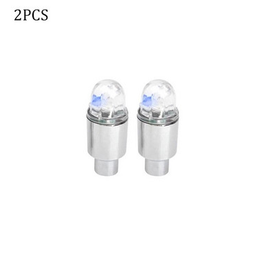 2/4Gb Auto LED gaismas Motociklu Velosipēdu Gaismas Riepu Vārstu Pārsegi Dekoratīvie Gaismas Riepu Vārstu Pārsegi Zibspuldzes Neona gaismas