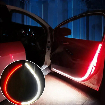 Car Door Opening Warning Flash Led Welcome Light Parking Led Safety Strobe Signal Lamp Waterproof Auto Decorative Ambient Bulb