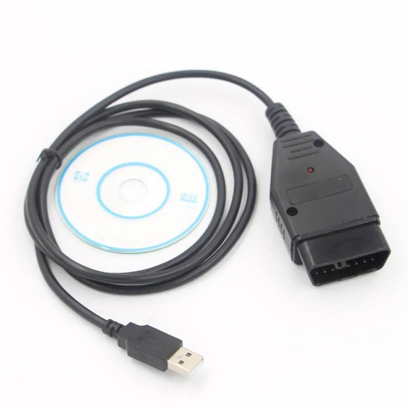 FTDI FT232RL Chip OBD2 VAG ECU diagnosztikai kábel a Vag Kkl 409-hez az ISO9141 KWP2000 átviteli protokollhoz Ellenőrizze az autó hibáit