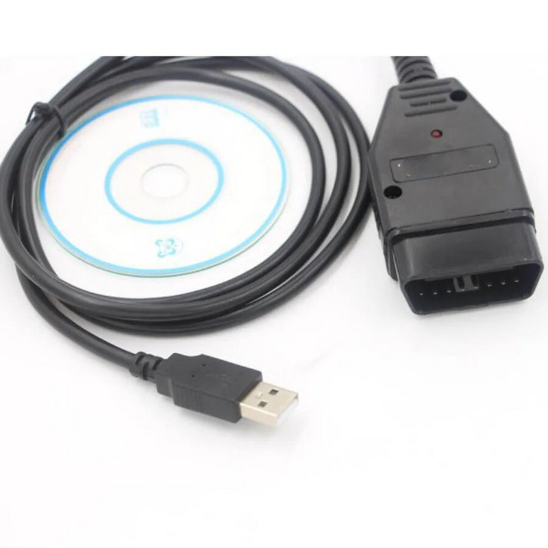 FTDI FT232RL Chip OBD2 VAG ECU diagnosztikai kábel a Vag Kkl 409-hez az ISO9141 KWP2000 átviteli protokollhoz Ellenőrizze az autó hibáit