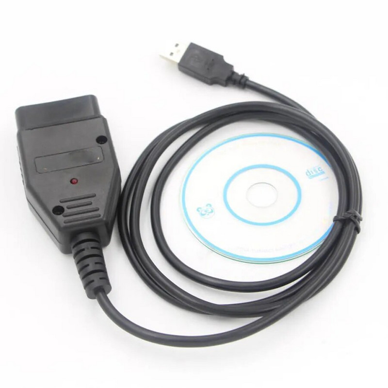 FTDI FT232RL Chip OBD2 VAG ECU diagnosztikai kábel a Vag Kkl 409-hez az ISO9141 KWP2000 átviteli protokollhoz Ellenőrizze az autó hibáit