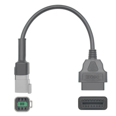 OBD ATV UTV motocikla savienojuma kabelis OBD2 uz 8 kontaktu diagnostikas adapteri Polaris RZR/Ranger/General/Sportsman/ACE/Slingshot