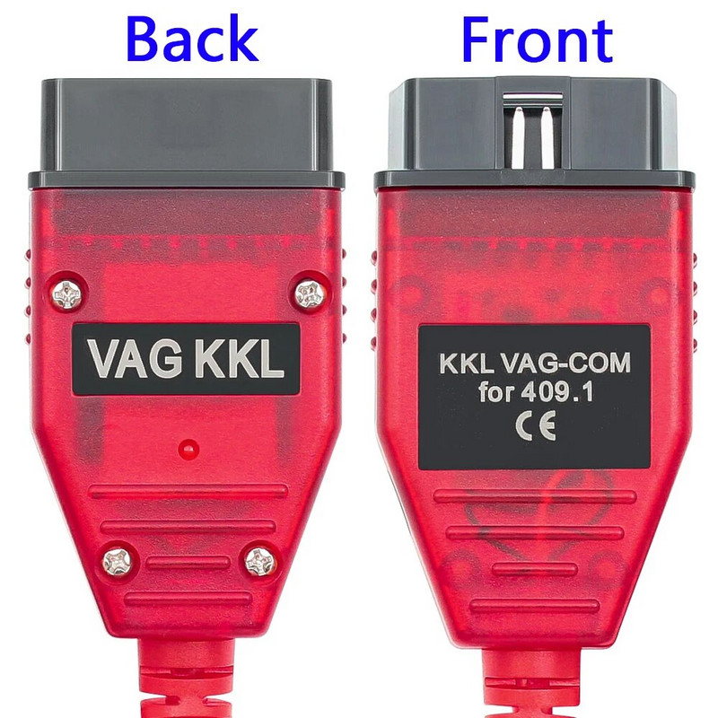 Autódiagnosztikai eszközök VAG 409.1 KKL 9241A K Line FTDI FT232RL Real Chip PCB USB kódolvasó Volkswagen/Audi/Skoda/Seat/VW számára Új