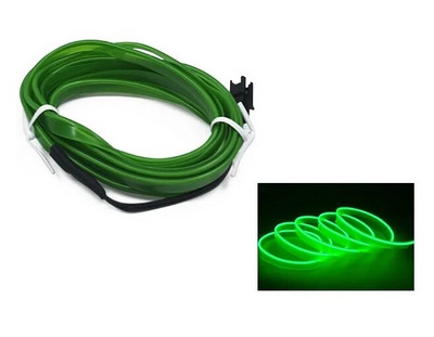 Auto salongi atmosfääri valgustus LED-riba 5 V DIY painduv EL külma valguse toru juhtmestik USB lüliti Auto Decoration Ambient punane