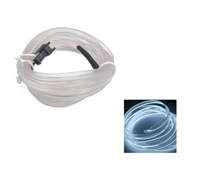 Auto salongi atmosfääri valgustus LED-riba 5 V DIY painduv EL külma valguse toru juhtmestik USB lüliti Auto Decoration Ambient punane