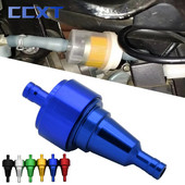 Mootorratta 6mm 5/16`` CNC alumiiniumist kütusefilter Bensiini diisli reafiltrid Rollerile Honda Yamaha Kawsaki KTM Suzuki Pit Bike