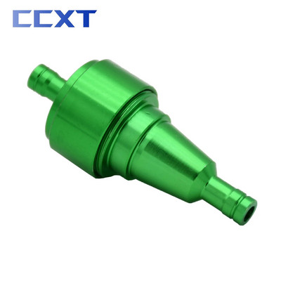 Mootorratta 6mm 5/16`` CNC alumiiniumist kütusefilter Bensiini diisli reafiltrid Rollerile Honda Yamaha Kawsaki KTM Suzuki Pit Bike