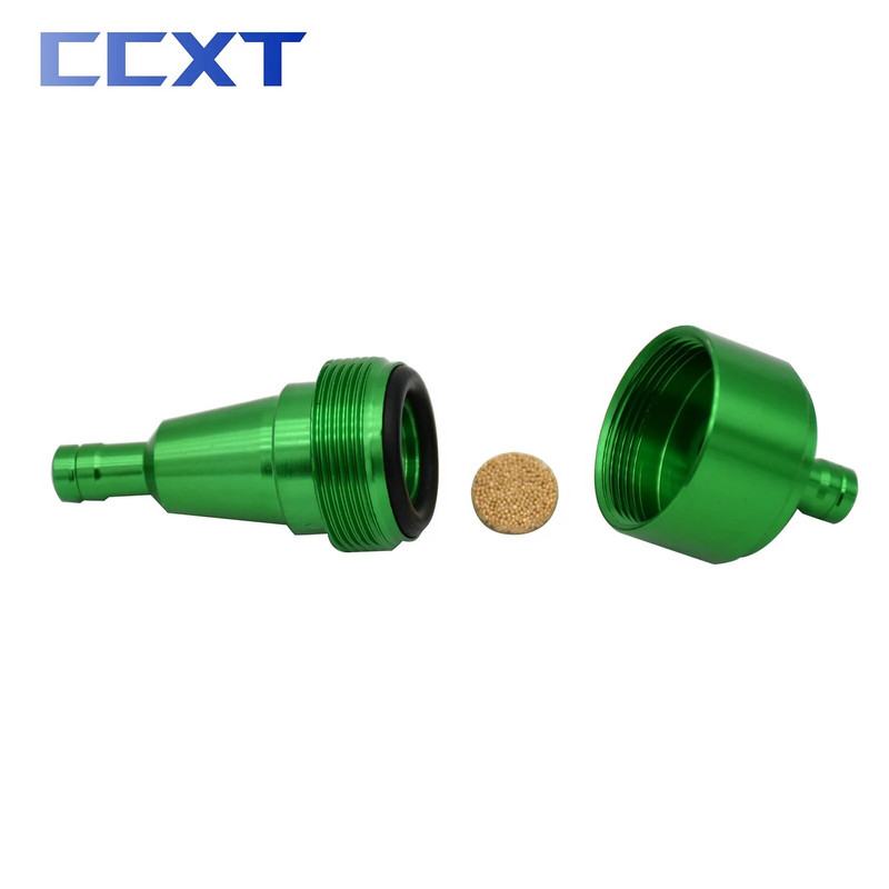 Mootorratta 6mm 5/16`` CNC alumiiniumist kütusefilter Bensiini diisli reafiltrid Rollerile Honda Yamaha Kawsaki KTM Suzuki Pit Bike