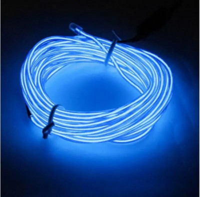 Auto El Luminous Line Stabiilne Lihtne kasutamine 50 (g) 1000 (mm) Auto interjööri tarvikud Dekoratiivne luminofoorlamp kaasaskantav