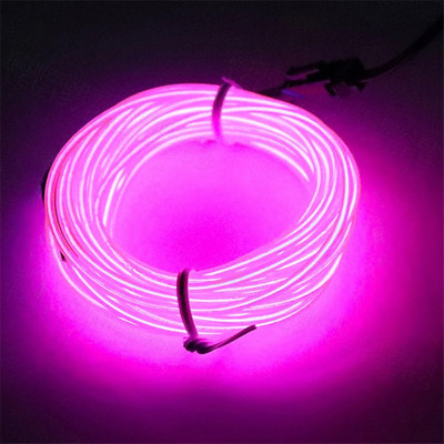 Auto El Luminous Line Stabiilne Lihtne kasutamine 50 (g) 1000 (mm) Auto interjööri tarvikud Dekoratiivne luminofoorlamp kaasaskantav