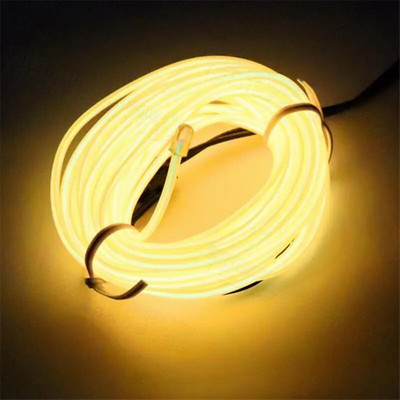 Auto El Luminous Line Stabiilne Lihtne kasutamine 50 (g) 1000 (mm) Auto interjööri tarvikud Dekoratiivne luminofoorlamp kaasaskantav