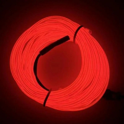 Auto El Luminous Line Stabiilne Lihtne kasutamine 50 (g) 1000 (mm) Auto interjööri tarvikud Dekoratiivne luminofoorlamp kaasaskantav