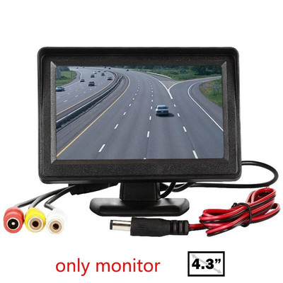 4,3 inča HD CCD auto kamera u boji Monitor IR noćni digitalni TFT LCD rezervna kamera za vožnju unatrag 2.4g bežična